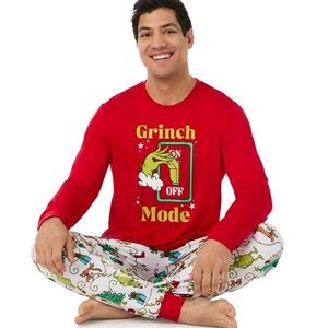 Grinch Mode Christmas Pajamas